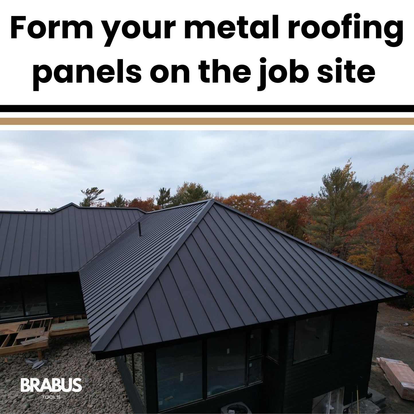Brabus Express Roofline Pro® Portable Standing Seam Machine - Brabus Tools Inc