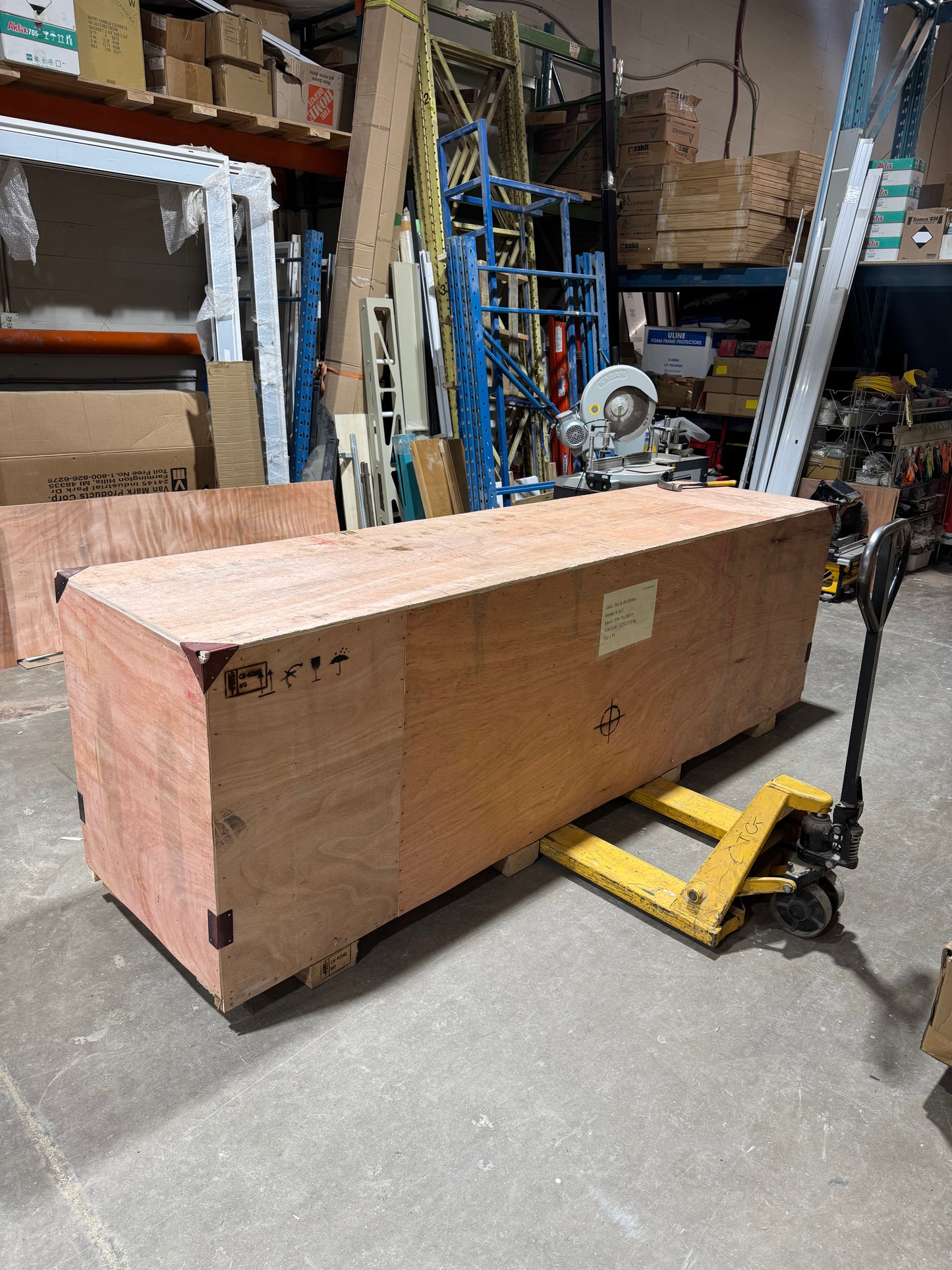 Industrial Pan&Box brake 8ft B-812 - Brabus Tools Inc