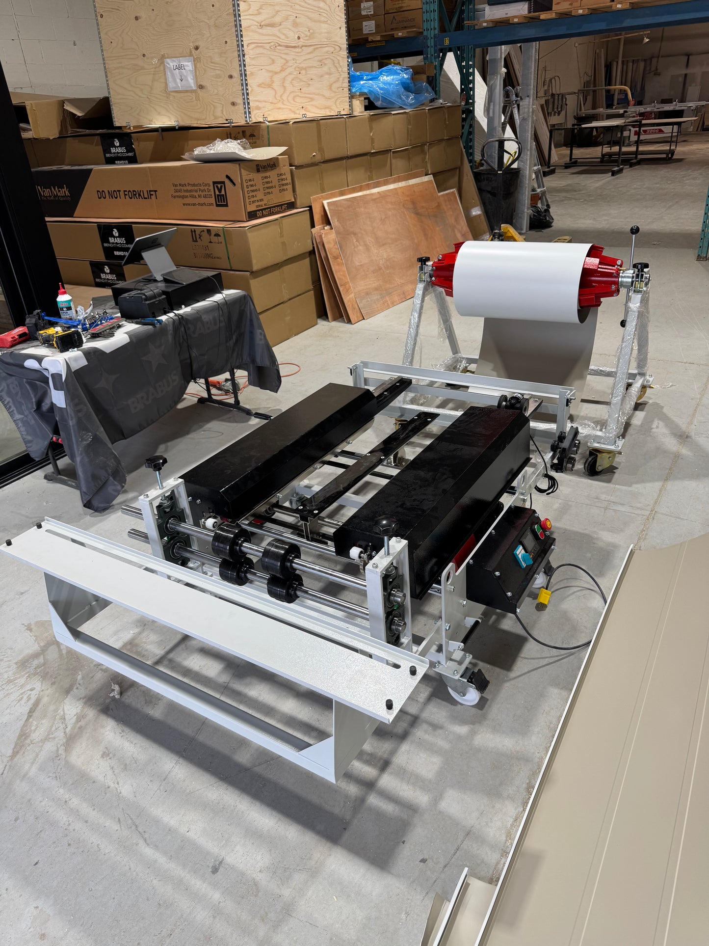 Brabus Express Roofline Pro® Portable Standing Seam Machine - Brabus Tools Inc