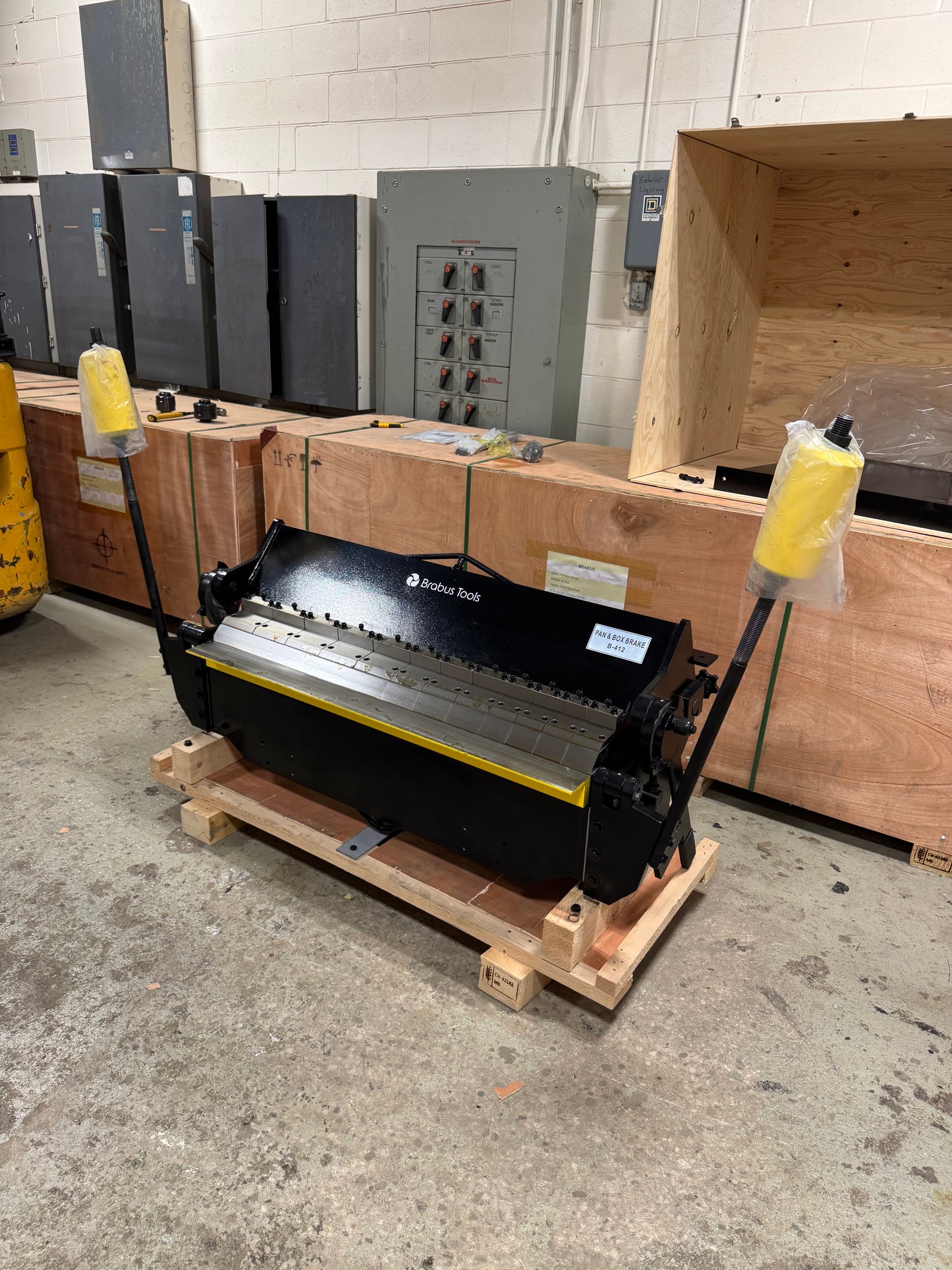 4ft Industrial Pan&Box Brake B-412 - Brabus Tools Inc