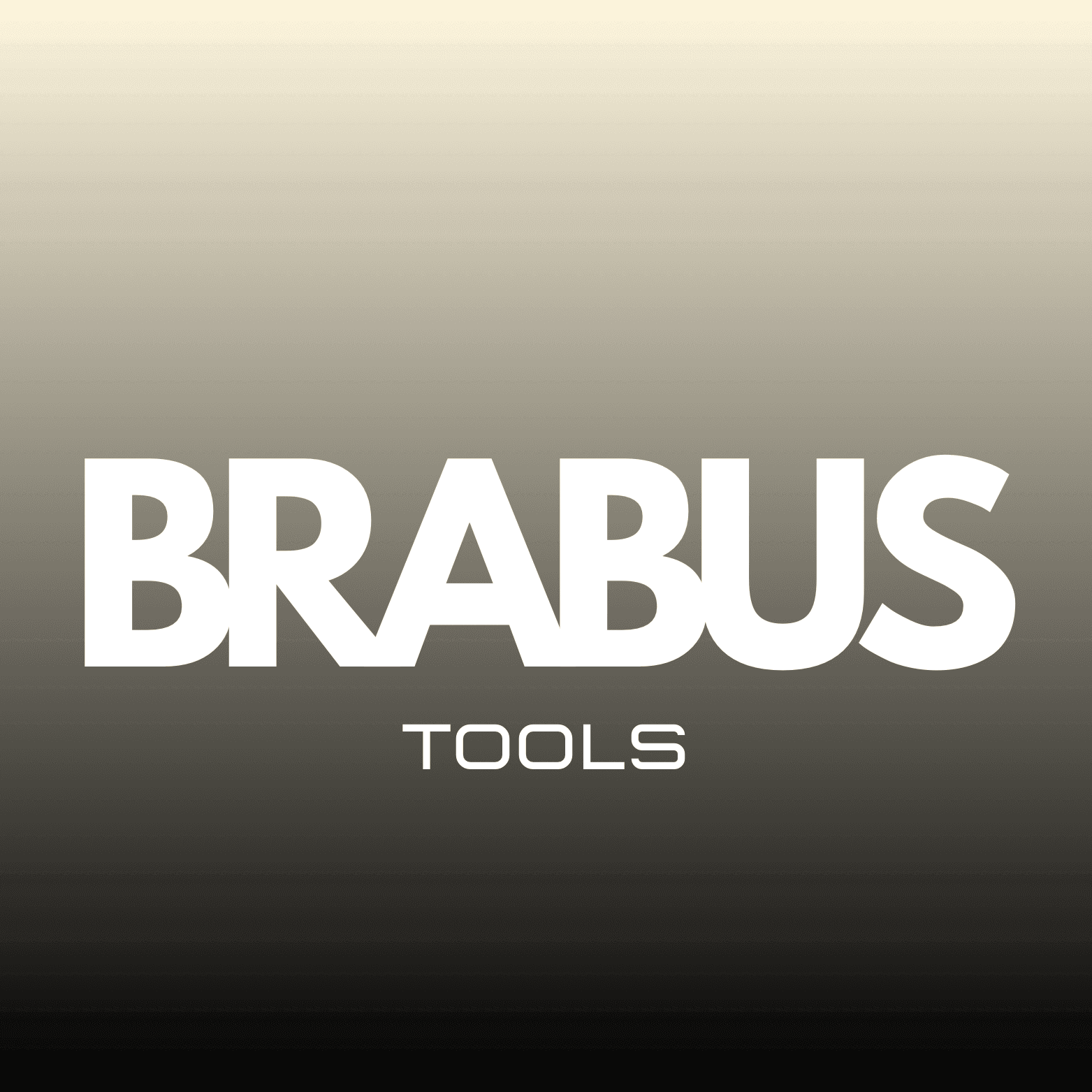 Brabus Tools logo with white text on a gradient background.