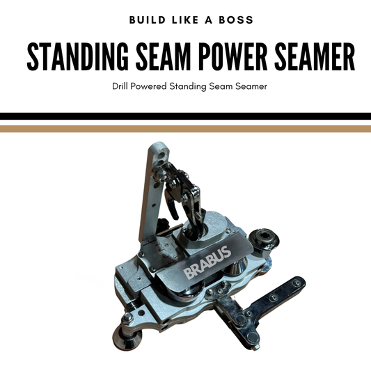 Brabus Power Seamer™ | Drill Powered Mechanical Lock Seamer - Brabus Tools Inc