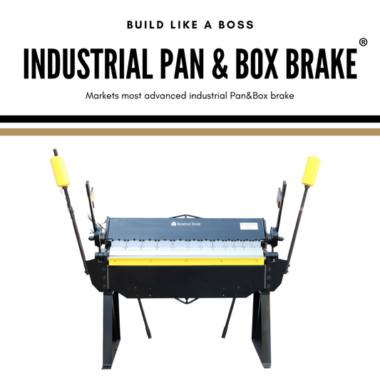 4ft Industrial Pan&Box Brake B-412 - Brabus Tools Inc