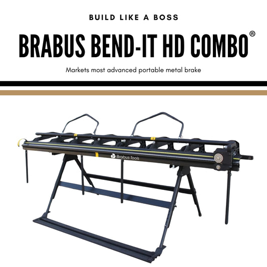Brabus Bend-It HD Combo® 10’6” Portable Metal brake. Full set-up heavy duty brake - Brabus Tools Inc