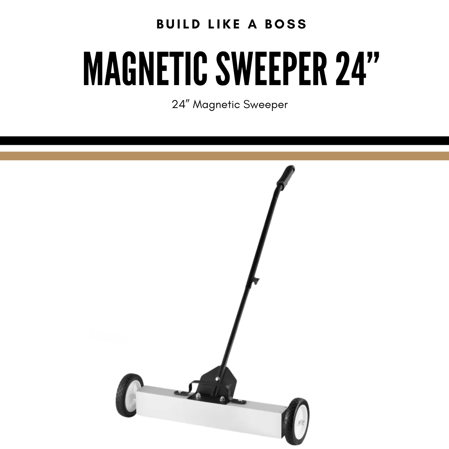 Brabus Magnetic Sweeper 24”™ | Heavy Duty Rolling Magnet - Brabus Tools Inc