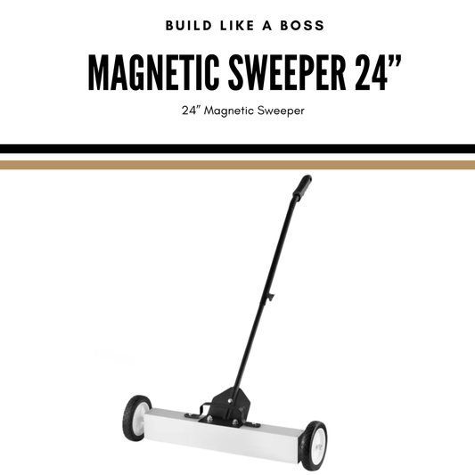 Brabus Magnetic Sweeper 24”™ | Heavy Duty Rolling Magnet - Brabus Tools Inc