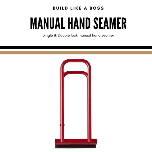 Brabus Dual-Lock Hand Seamer™ | Manual 1” & 1.5” Mechanical Lock Seamer - Brabus Tools Inc