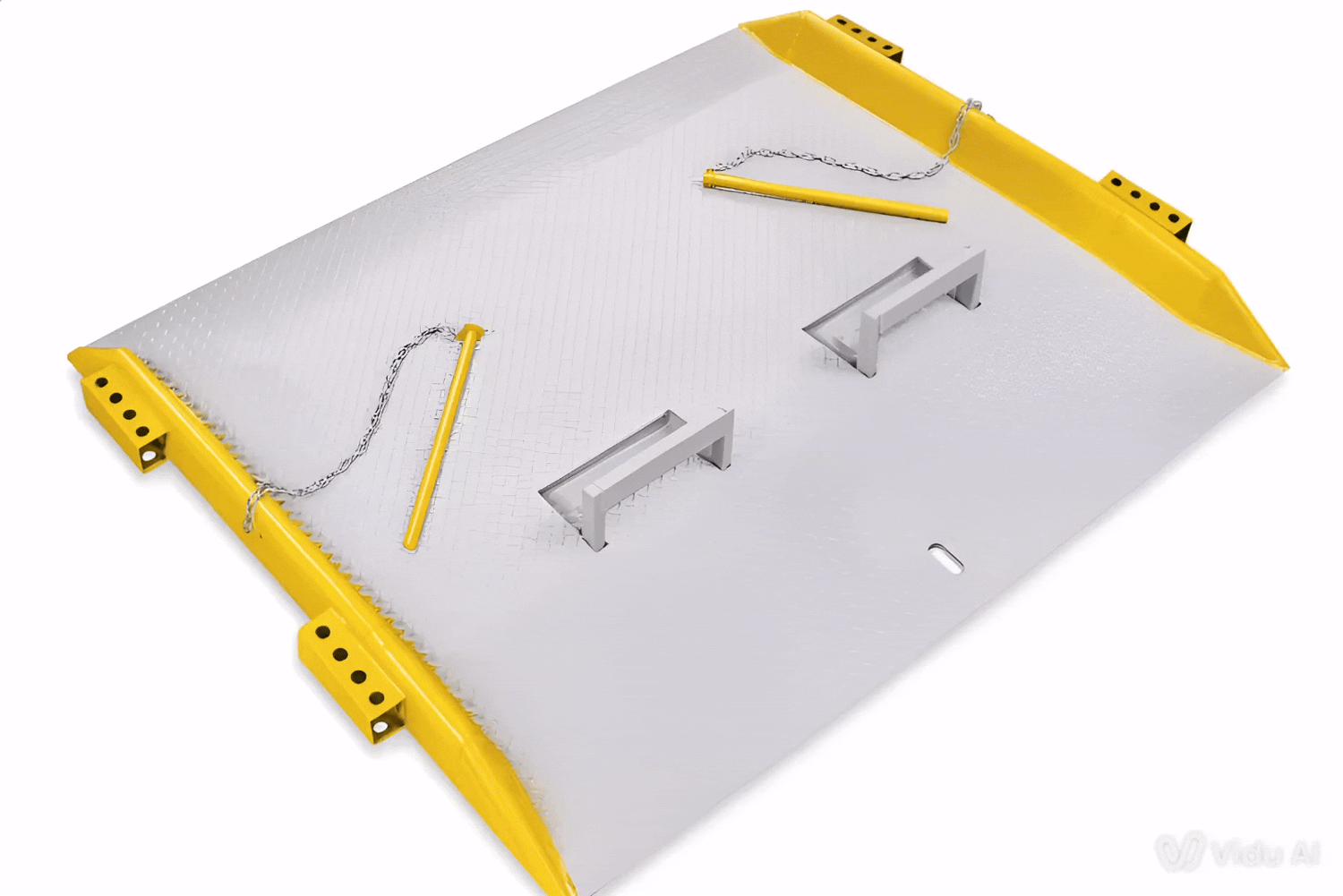 Steel Dock Board | 15,000 lb Capacity 60”x48” - Brabus Tools Inc