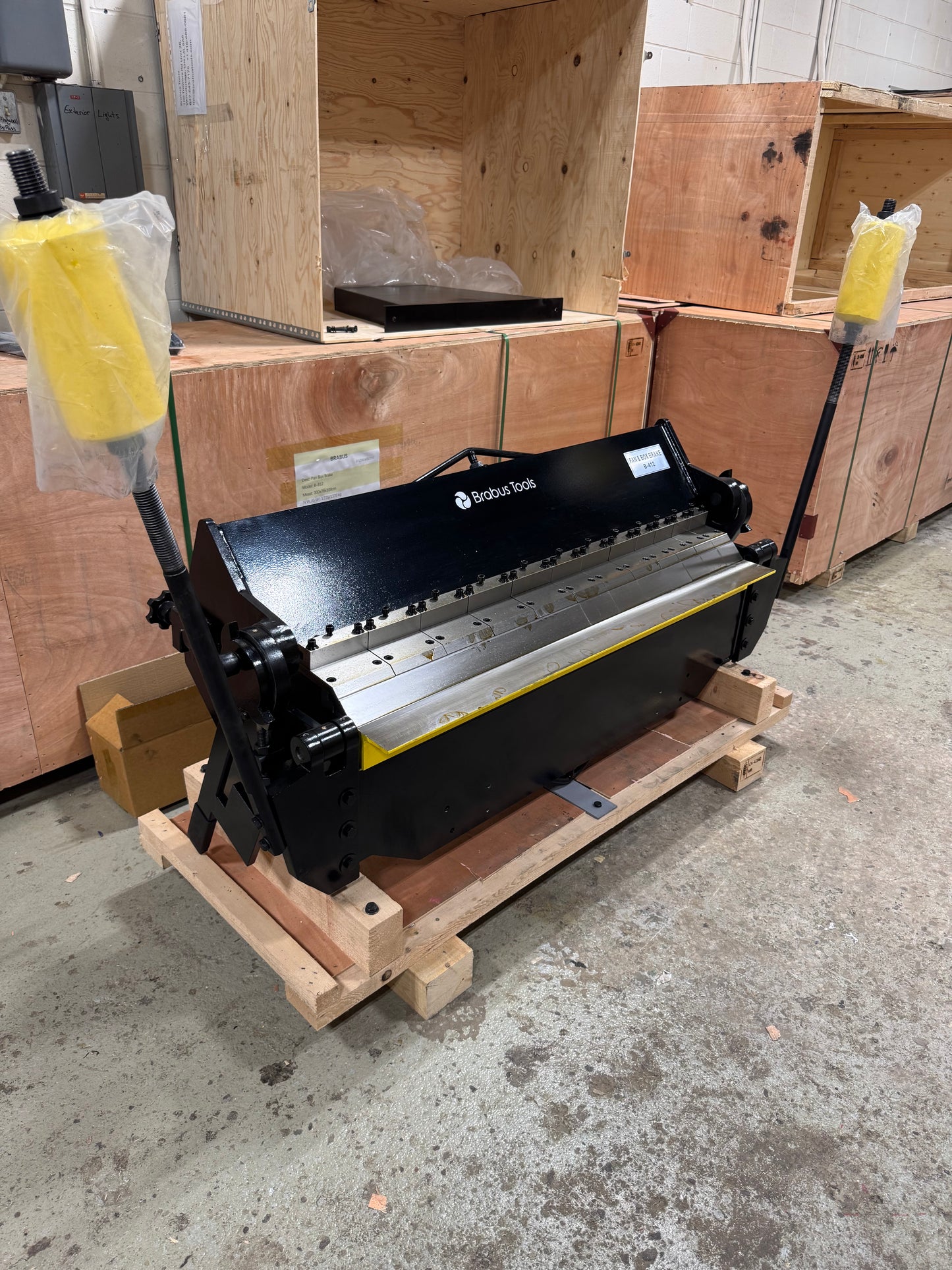 4ft Industrial Pan&Box Brake B-412 - Brabus Tools Inc