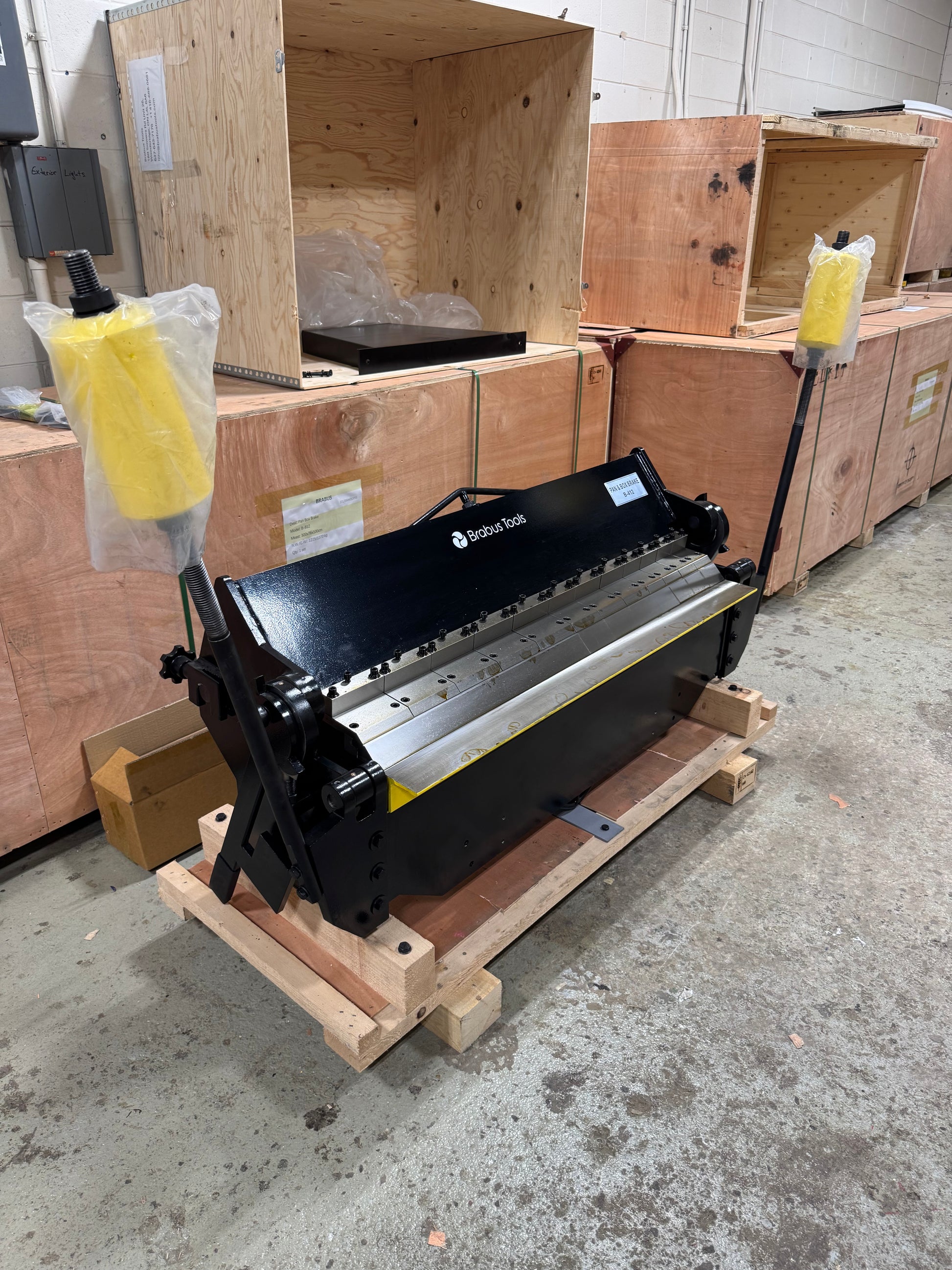 4ft Industrial Pan&Box Brake B-412 - Brabus Tools Inc