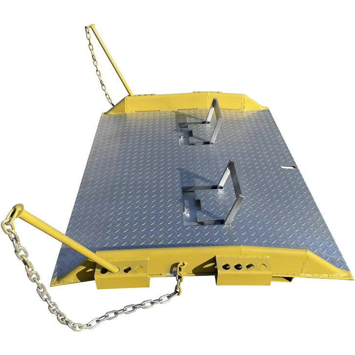 Steel Dock Board | 15,000 lbs Capacity 72”x60” - Brabus Tools Inc