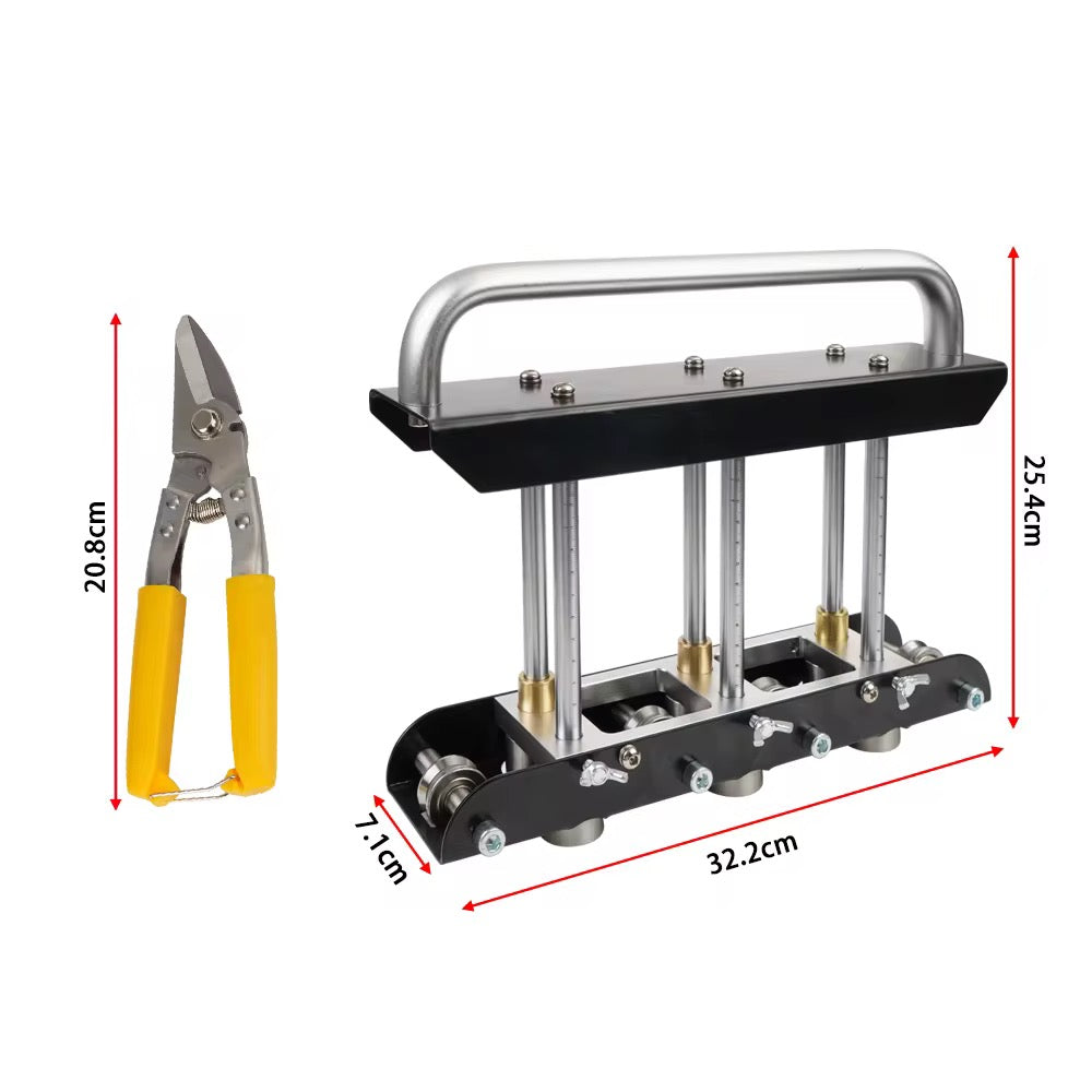Brabus EdgeMaster 3-Station Roller™ | Professional Panel Bending Tool - Brabus Tools Inc